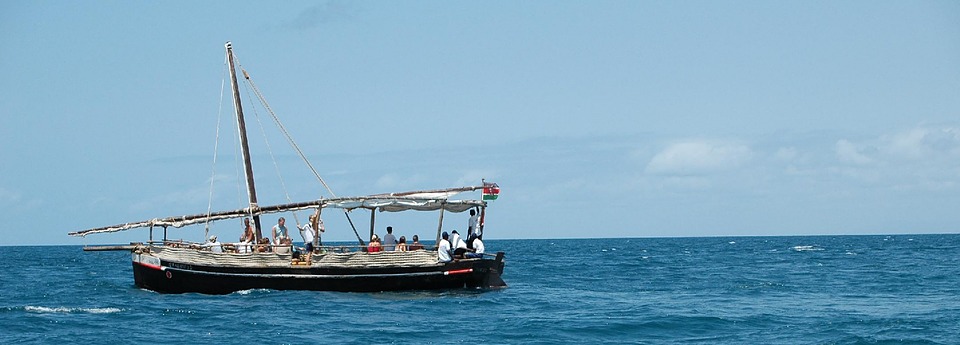 Charlie Claw's dhow sailing event with guests